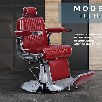 Großhandel B2B Vintage Friseursalon Barber Shop Friseurstuhl schwenkbar Frisierstuhl F